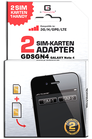 Dual SIM Adapter Card Note 4