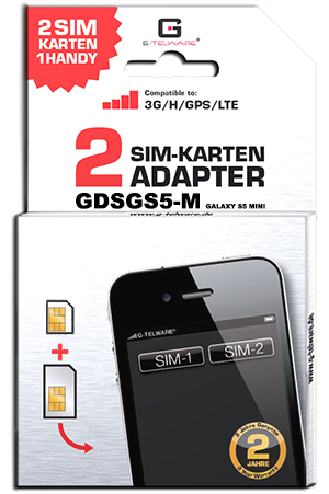 Dual SIM Adapter Card S5 Mini