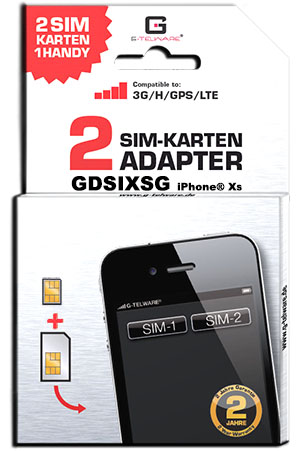 Dual SIM Adapter iPhone XS
