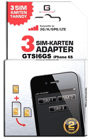 Triple SIM Adapter Card iPhone 6